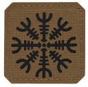 Nášivka PRILBA Terror AEGISHJALMUR LASER CUT M-TAC Black-Coyote
