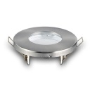 Halogénové stropné svietidlo IP44 INOX pre LED