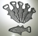 Štýlový liatinový otvárač na fľaše FISH Liatina