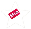 BIELA ​​kovová hviezda 25 cm - lapač snov