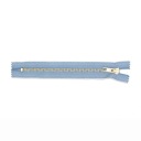 Pevný kovový zips 6 mm 16 cm ZIP JEANS/BR