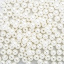 PERLY KORÁLKY DEKORATÍVNE PERLY biele 8mm 40g