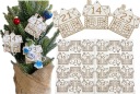 ADVENTNÝ kalendár DOMY DIY Set PRE DETI 24 KS SLADKOSTI ÚLOHY
