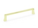 ZLATÁ LESKNUTÁ NÁBYTKOVÁ NÁBYTKOVÁ RUČKA, ZAHRNUTÁ GAVI 192 MM / 206 MM