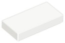 LEGO TILE 3069b 30070 TILE 1x2 biela NOVINKA (1g)