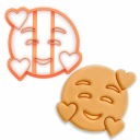 PREMIUM VALENTÍNSKY VYZRÁVAČ PRE EMOJI SRDCE Valentínske sušienky