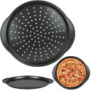PLECH NA PEČENIE NA PIZZU RÚČKY PLECH 30CM