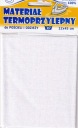 Termo záplaty BEDDING 12x45cm na BIELE železné obliečky