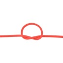 Elastická šnúrka, okrúhla guma, 3 mm, NEÓNOVÁ ORANŽOVÁ
