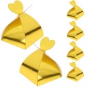 Ďakujeme Cake Box pre hostí Wedding Hen Party Gold 6ks