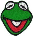 Termo-adhezívne náplasti Kermit pre deti