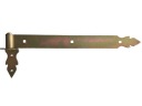 Garážový pásový záves, dekoratívny, pozinkovaný, 500 mm