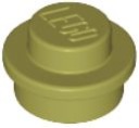 LEGO 1X1 ROUND OLIV Č. 4073 - 4 KS