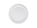 Biele papierové taniere 18cm 6ks Gril