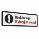 Vylialo sa to? Utri sa po sebe! - nálepka 5x15