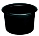 500ml okrúhla PP nádoba Tusipack BLACK - 50 ks