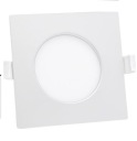 LED panel 6W 360lm štvorcový 3000K - stmievateľný