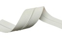 Páska na zips, biely zips, 3mm, s 2mb lepidlom