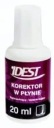 TEKUTÉ KOREKTORY S ŠTETEČKOU 20ml IDEST