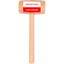 Drevené plechové kladivo C2444 - okrúhle Richmann