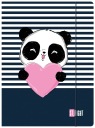 St.Right zložka A4 s gumičkou LOVE PANDA