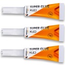 RÝCHLOSCHNÚCE KYANOAKRYLÁTOVÉ LEPIDLO SUPER LEPIDLO SILNÉ UNIVERZÁLNE 3KS X 3G