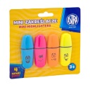 Mini zvýrazňovače, 4 ks Astra blister