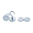 Magnetický držiak s podložkou a 20mm háčikom