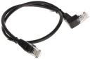Patchcord RJ45 UTP Lan kábel 0,5m Uhlový