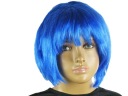 MODRÁ KRYTÁ Parochňa S ROVNÝMI POLODLHÝMI VLASMI