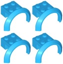 LEGO 50745 FENDER WHEEL ARCHES azúrový strih (8g) 4 ks