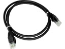 Alantec RJ45 prepojovací kábel kat. 6 U/UTP 0,5 m Čierny