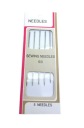 Ručné šijacie ihly dlhé 66 mm 5 ks č. 6/0
