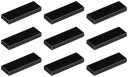 LEGO TILE 63864 TILE 1x3 čierna NOVINKA (6g) 9 ks