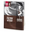 Kávové filtre Anna Zaradna veľkosť 4 50 ks.
