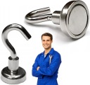 KĽÚČOVÝ HÁK DRŽAŤ PRE NEODYMOVÝ MAGNET E10 1,5kg