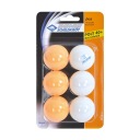Loptičky na stolný tenis na ping pong SCHILDKROT Jade Two Colors 6 ks.