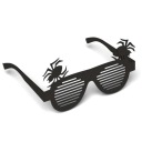 Papierové okuliare HALLOWEEN čierne SPIDERS x6