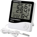 DIGITÁLNY TEPLOMER HYGROMETER METEOSTANICA SO SONDA KALENDÁROM ALARMU
