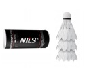 Sada pierkových badmintonových loptičiek, biela LED, 3 ks
