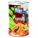 Papája kúsky v light sirupe 425g
