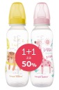 CANPOL SADA FĽAŠI S ÚZKÝM OTVOROM 330ml 12m+