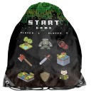 PIXELOVÁ TAŠKA NA OBUV OBUV Papuče MINECRAFT HRY