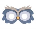 Maska sova z plsti, 18x11 cm