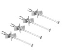 4x Skrutkovací konektor na dosky 150 mm konektor na dosku