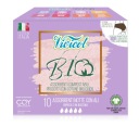 Hygienické vložky OVERNIGHT, s krídelkami, bavlnené, bez chlóru, 14 ks Vivicot BIO