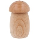Drevená soľnička, korenička, nádoba na korenie MUSHROOM