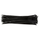 Sťahovacie pásky 4,8 x 370 mm, 75 ks NEO čierna 01-612