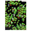 VYSIELANIE MINECRAFT s gumičkou A4 ŠKOLA pre deti STARPAK papierové VYSIELANIE