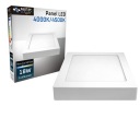 POVRCHOVÁ LED PANEL 18W SQUARE stropná lampa